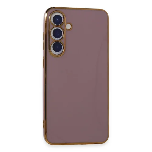 Mey İthalat®  Samsung Galaxy S24 Plus Kılıf Volet Silikon - Mor