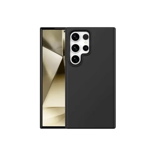 Mey İthalat®  Samsung Galaxy S24 Ultra Kılıf First Silikon - Siyah