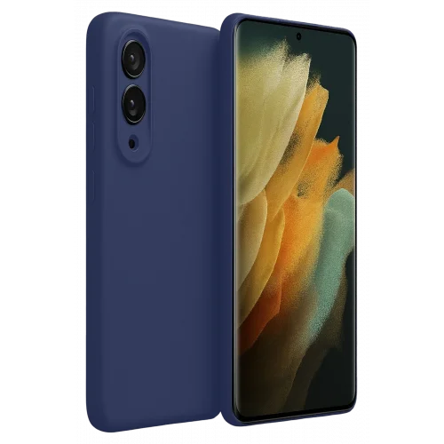 Mey İthalat®  Samsung Galaxy S25 Edge First Silikon - Lacivert
