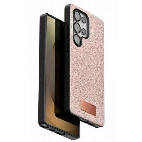 Mey İthalat®  Samsung Galaxy S25 Ultra Bright Simli Kapak - Pembe