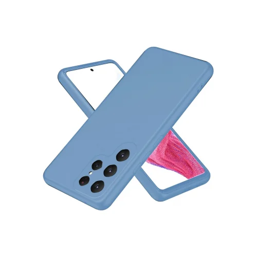 Mey İthalat®  Samsung Galaxy S25 Ultra Kılıf First Silikon - Mavi