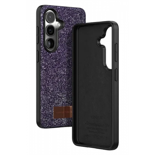 Mey İthalat®  Samsung Galaxy S26 Bright Simli Kapak - Derin Mor