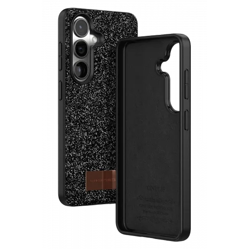 Mey İthalat®  Samsung Galaxy S26 Plus Bright Simli Kapak - Siyah