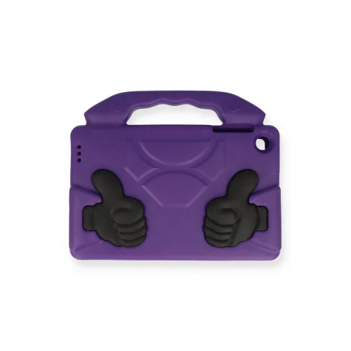 Mey İthalat®  Samsung Galaxy Tab A9 Kılıf Like Stantlı Tablet Silikon - Mor