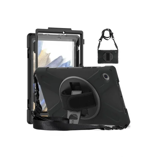 Mey İthalat®  Samsung Galaxy Tab A9 Plus Kılıf Amazing Tablet Kapak - Siyah