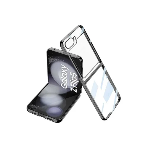 Mey İthalat®  Samsung Galaxy Z Flip 5 Kılıf Fold Element Kapak - Siyah