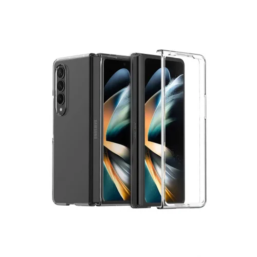 Mey İthalat®  Samsung Galaxy Z Fold 3 Kılıf Fold TPU Silikon - Şeffaf