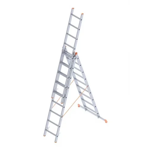 Mey İthalat® Saraylı 3x9 A Tipi Sürgülü Merdiven 7,41 Metre