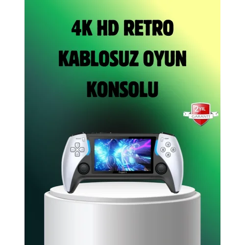 Mey İthalat® Şarjlı 4 Saat Oyun Süreli TV Bağlantılı Retro Oyun Konsolu