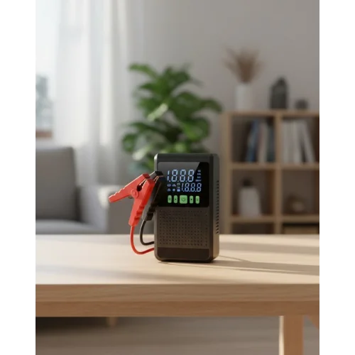 Mey İthalat® Şarjlı Araç Akü Takviyeli Hava Pompası Powerbank Özellikli