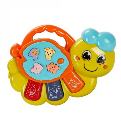 Mey İthalat® Sesli ve Işıklı Piyanolu Tırtıl