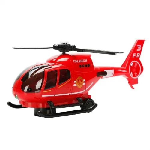 Mey İthalat® Sesli ve Işıklı Projeksiyonlu İtfaiye Helikopteri 30 cm