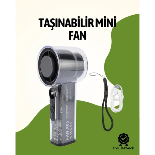 Mey İthalat® Sessiz Çalışan Taşınabilir Fan | Dijital Göstergeli | 100 Kademeli Hız Ayarı