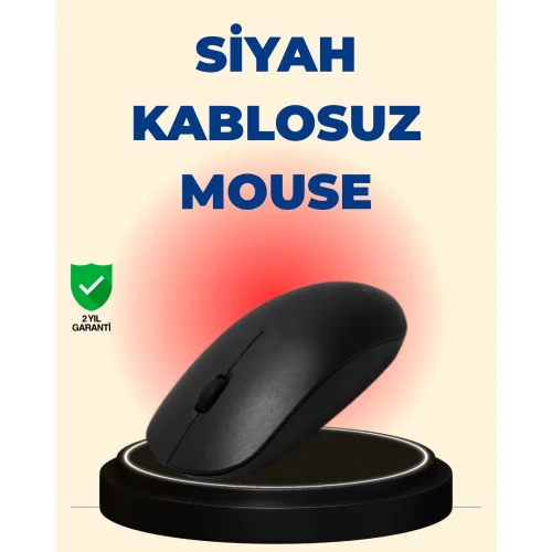 Mey İthalat® Sessiz ve Ergonomik Mouse – USB Bağlantılı ve DPI Ayarlı