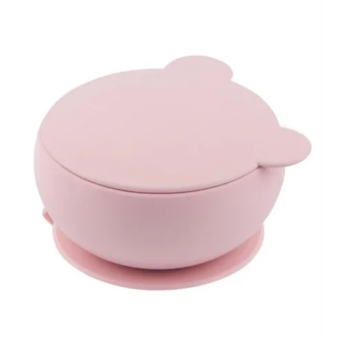 Mey İthalat®   Silikon Kapaklı Kase Pinky Pink