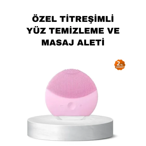 Mey İthalat® Silikon Yüz Temizleme ve Masaj Aleti – Su Geçirmez, Taşınabilir ve Cilt Dostu