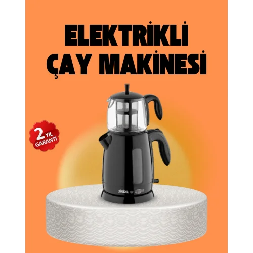 Mey İthalat® Sinbo STM 5840 Elektrikli Çay Makinesi 1800 Watt 1,7 Litre
