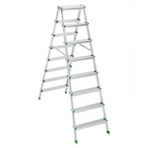 Mey İthalat® SM Saraylı 8+8 Çift Taraflı Alüminyum Merdiven