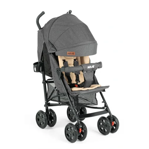 Mey İthalat®   Strong Baston Bebek Arabası Antrasit Siyah