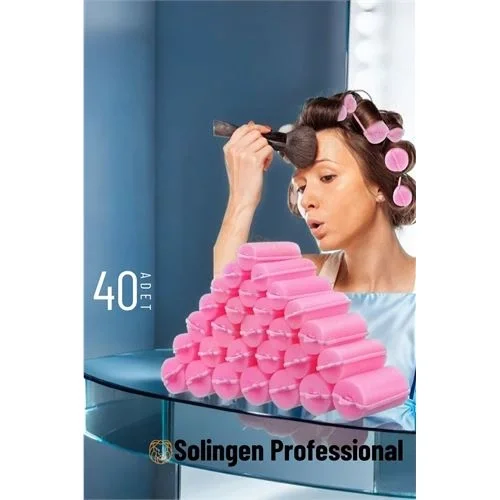 Mey İthalat® Süngerli Gece Bigudisi 3 cm 40 Adet Solingen Professional 719759