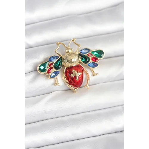 Mey İthalat® Süslü Arı Model Broş