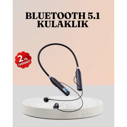 Mey İthalat® Suya Dayanıklı Manyetik Spor ve Günlük Kullanım Kulaklığı