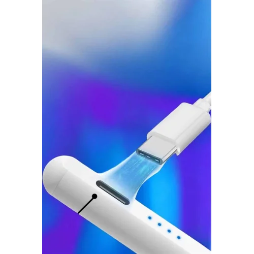 Mey İthalat® Tablet Kalemi Stylus Pen Dokunmatik Kalem Android Ve İOS Uyumlu Şarjlı