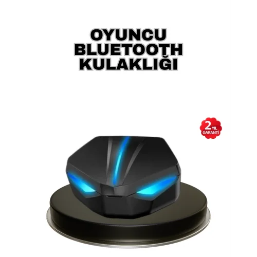 Mey İthalat® Tam Kablosuz Oyuncu Kulaklığı 5.0 Bluetooth LED Kontrollü