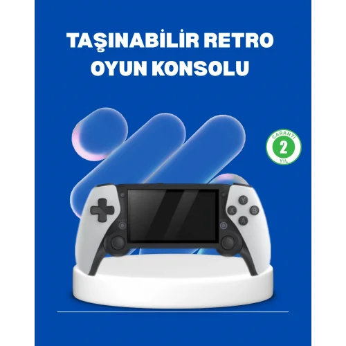 Mey İthalat® Taşınabilir 4.3” Ekranlı Retro Oyun Cihazı