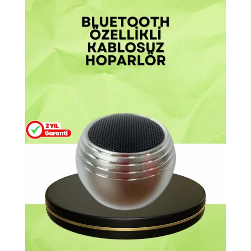 Mey İthalat® Taşınabilir Bluetooth Hoparlör Yüksek Ses Kaliteli Mini Tasarım