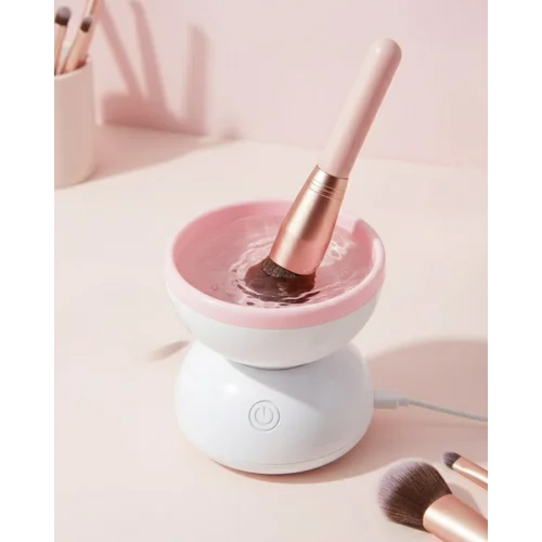 Mey İthalat® Taşınabilir Elektrikli Makyaj Fırçası Temizleme ve Kurutma Cihazı