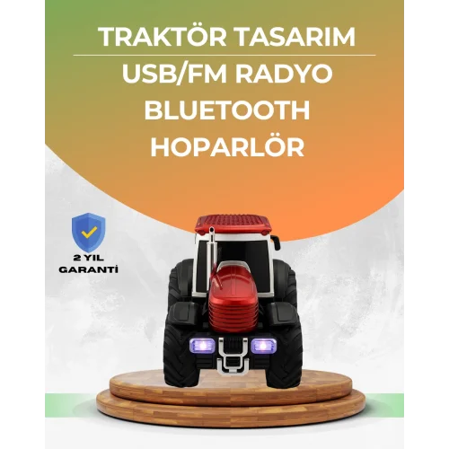 Mey İthalat® Taşınabilir Nostaljik Araç Tasarımlı Bluetooth Hoparlör