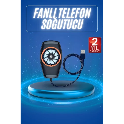 Mey İthalat® Telefon Soğutucu Cep Telefon Soğutma Fanı Radyatör