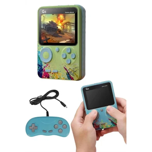 Mey İthalat® Televizyona Bağlanan Çift Joystick Taşınabilir Klasik Retro Oyunlu