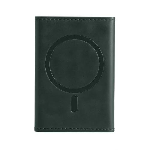 Mey İthalat®  Tema Magsafe Deri Kartlık - Yeşil