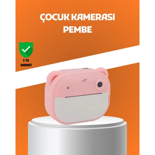 Mey İthalat® Termal Baskılı HD Şipşak Kamera 24MP Çift Lensli 32GB Hafızalı