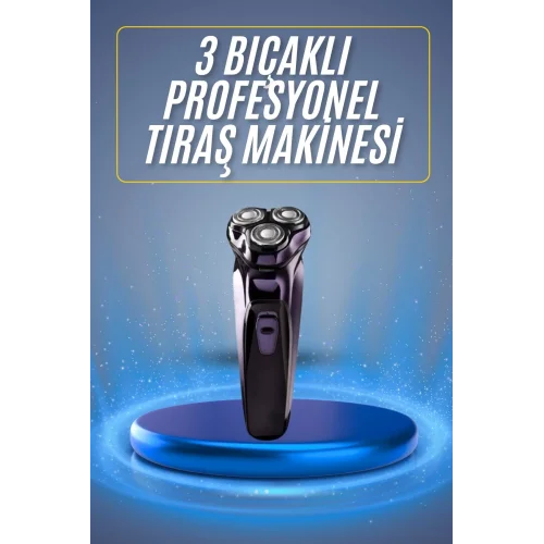 Mey İthalat® Tıraş Makinesi Hassas Ciltlere Özel Döner Başlıklı Pürüzsüz Görünüm