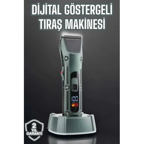Mey İthalat® Tıraş Makinesi Uzun Pil Ömrü Şarjlı Günlük Tıraş Makinesi