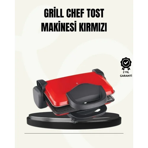 Mey İthalat® Tost Makinesi Geniş Kapasiteli Çıkarılabilir Plaka Üç Kademeli Isı Ayarlı