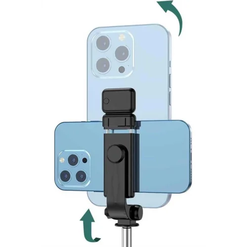 Mey İthalat® Tripod Selfie Çubuğu Bluetooth Kumandalı Kablosuz Led Işıklı