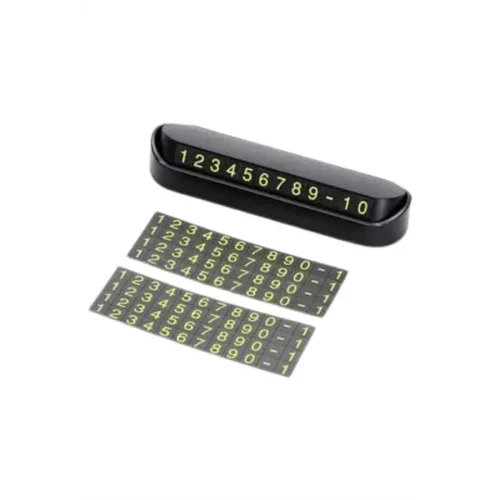 Mey İthalat® Tüm Araçlara Uyumlu Araç Içi Park Numaratör Oto Araç Numaratör