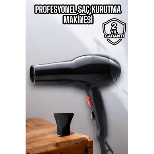 Mey İthalat® Tüm Saç Tiplerine Uygun, İki Kademeli Hız Ayarlı Fön Makinesi