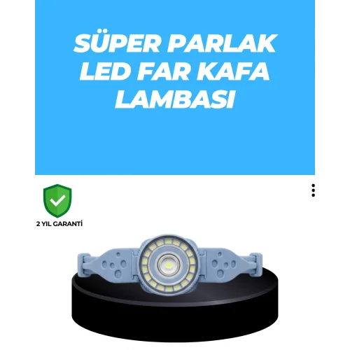 Mey İthalat® Uzun Pil Ömürlü Kamp ve Dağcılık Kafa Lambası