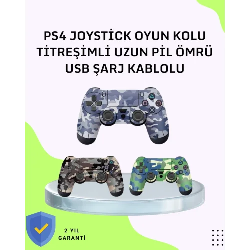 Mey İthalat® Uzun Pil Ömürlü Oyun Kolu – USB ile Hızlı Şarj Desteği