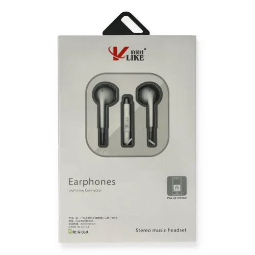 Mey İthalat® Vlike VK i7 Lightning Bluetooth Kablolu Kulaklık
