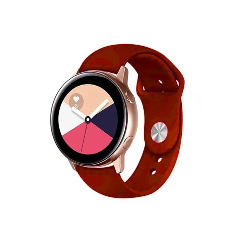 Mey İthalat®  Watch 20mm Klasik Kordon - Bordo