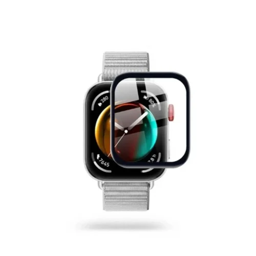 Mey İthalat®  Watch Fit 3 Polymer Nano Ekran Koruyucu - Şeffaf