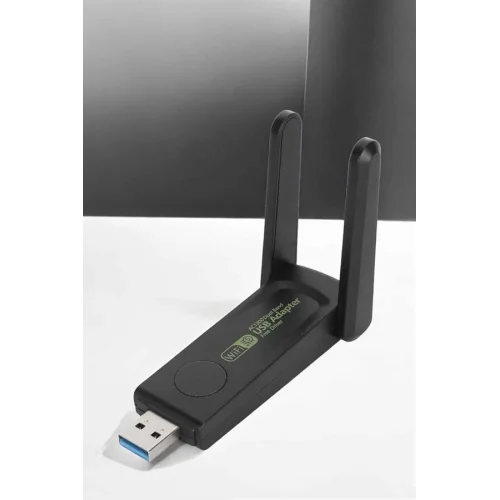 Mey İthalat® Wifi Alıcı Wifi Adaptörü USB Girişli 3.0