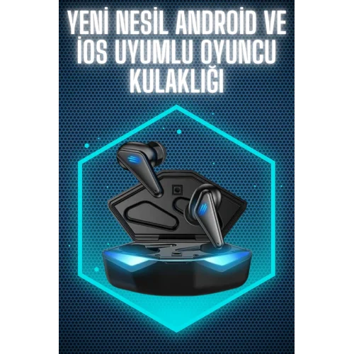 Mey İthalat® Wireless Gaming Kulaklık Mikrofonlu Bluetooth Oyuncu Kulaklığı