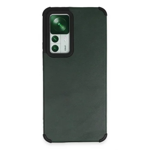 Mey İthalat®  Xiaomi Mi 12T Kılıf Loop Deri Silikon - Yeşil